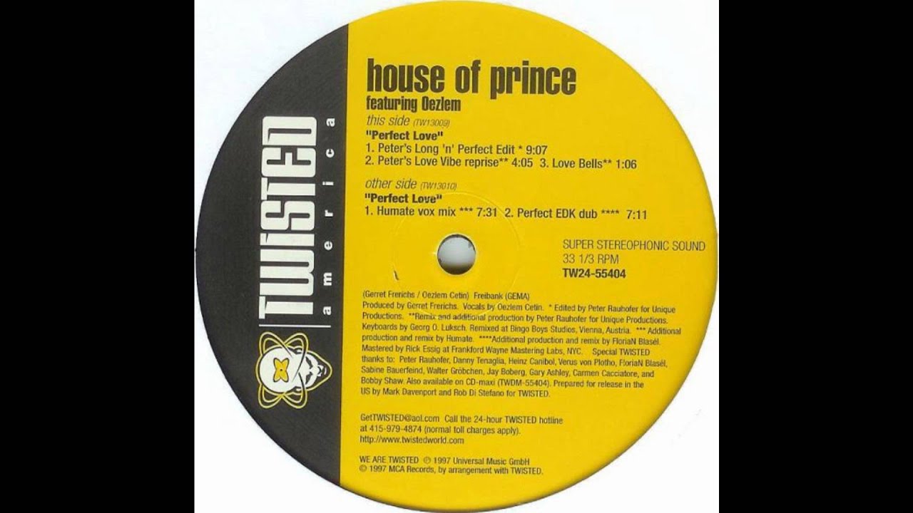 Perfect Love by House of Prince featuring Oezlem